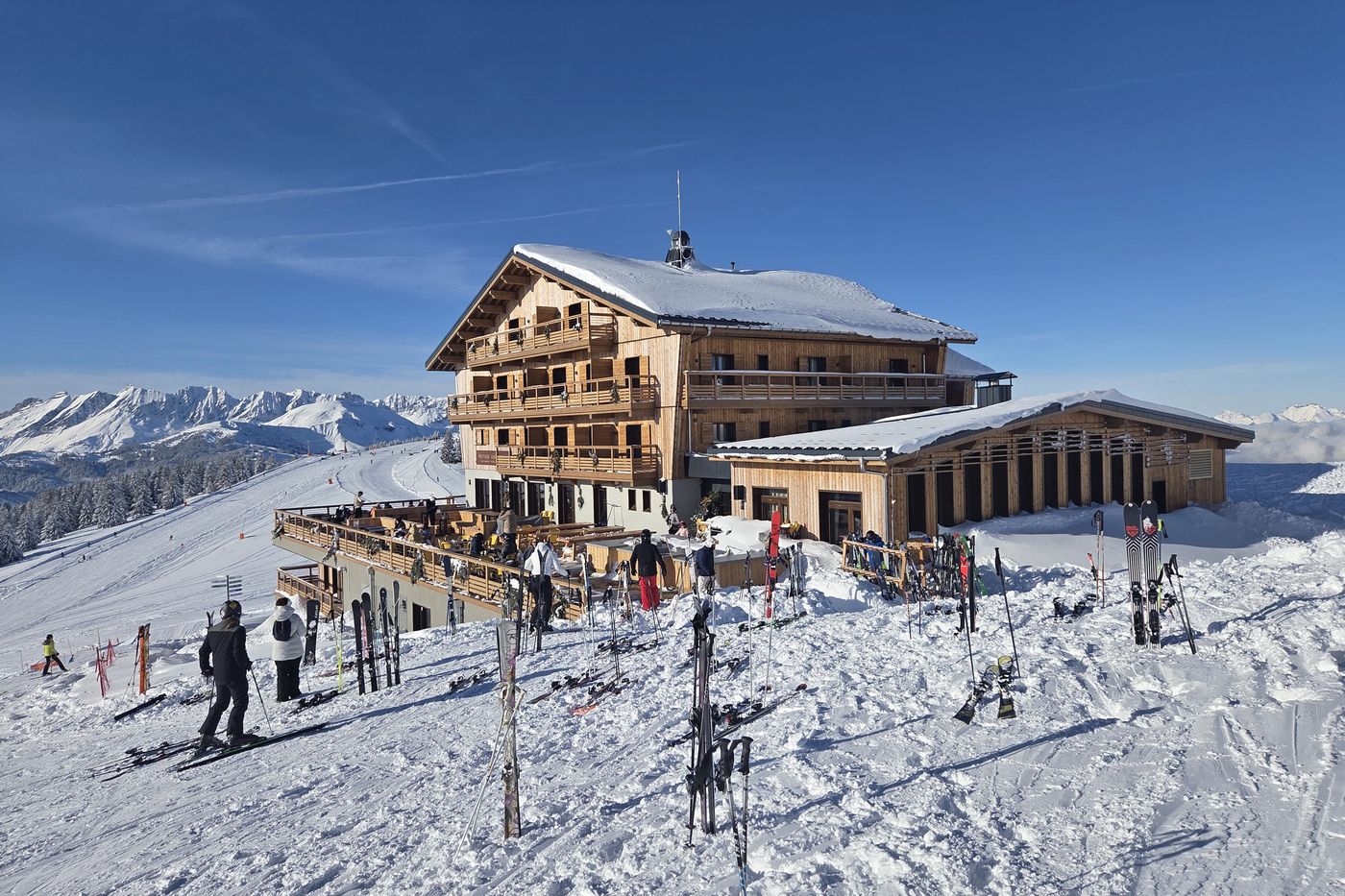 Déjeuner en altitude — Megève